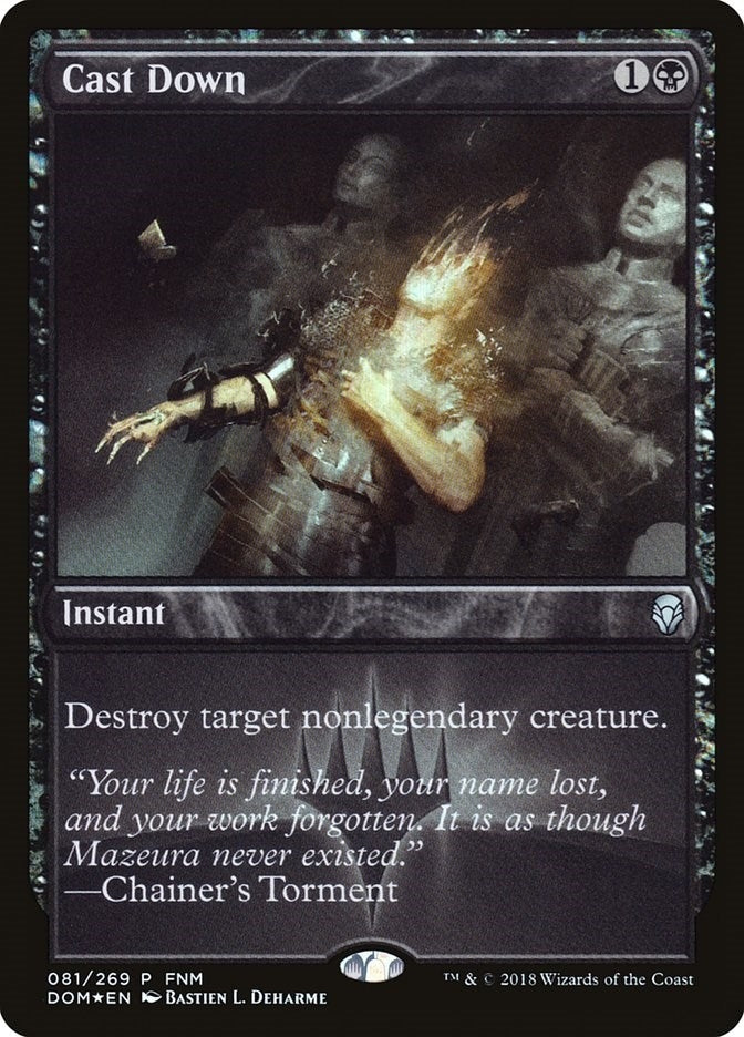 Image for Cast Down (81) [FNM Promos] - Magic: The Gathering