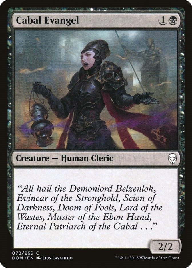 Image for Cabal Evangel (78) [Dominaria] - Magic: The Gathering