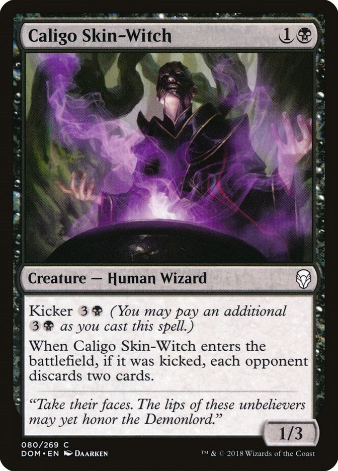 Image for Caligo Skin-Witch (80) [Dominaria] - Magic: The Gathering