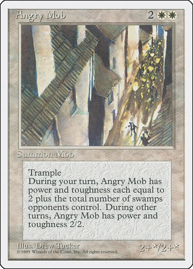 Image for Angry Mob [Fourth Edition] - Magic: The Gathering