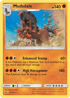 Image for Mudsdale - 76/145 (Prerelease Kit Exclusive) (076/145) [Deck Exclusives] - Pokemon
