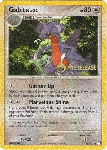 Image for Gabite - 48/124 (Prerelease) (48/124) [Diamond and Pearl Promos] - Pokemon