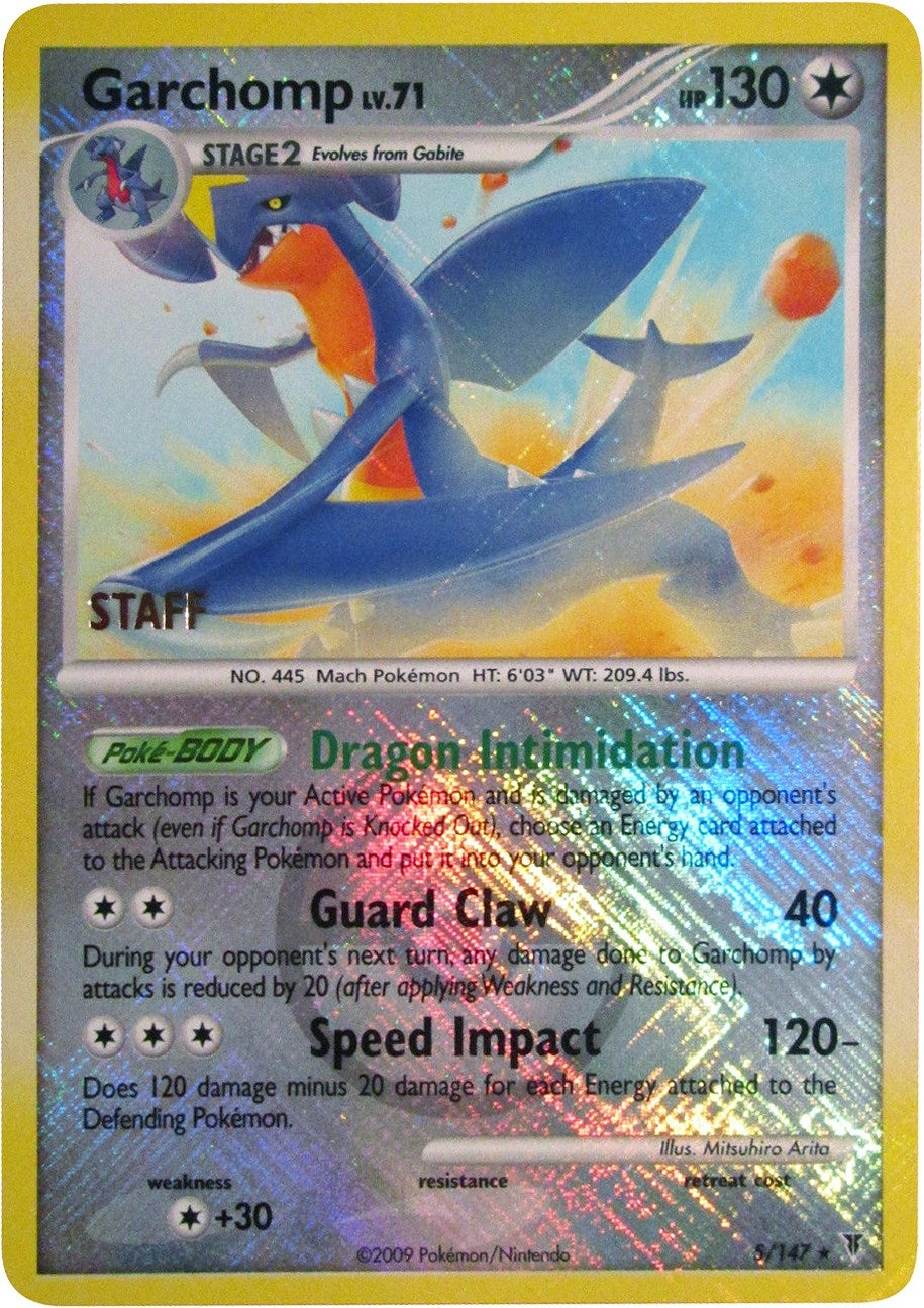 Image for Garchomp - 5/147 (Championship Promo) [Staff] (005/147) [League & Championship Cards] - Pokemon