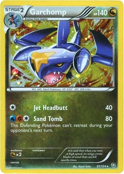 Image for Garchomp - 91/124 (Cosmos Holo) (091/124) [Blister Exclusives] - Pokemon