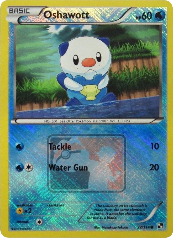 Image for Oshawott - 27/114 (League Promo) (027/114) [League & Championship Cards] - Pokemon