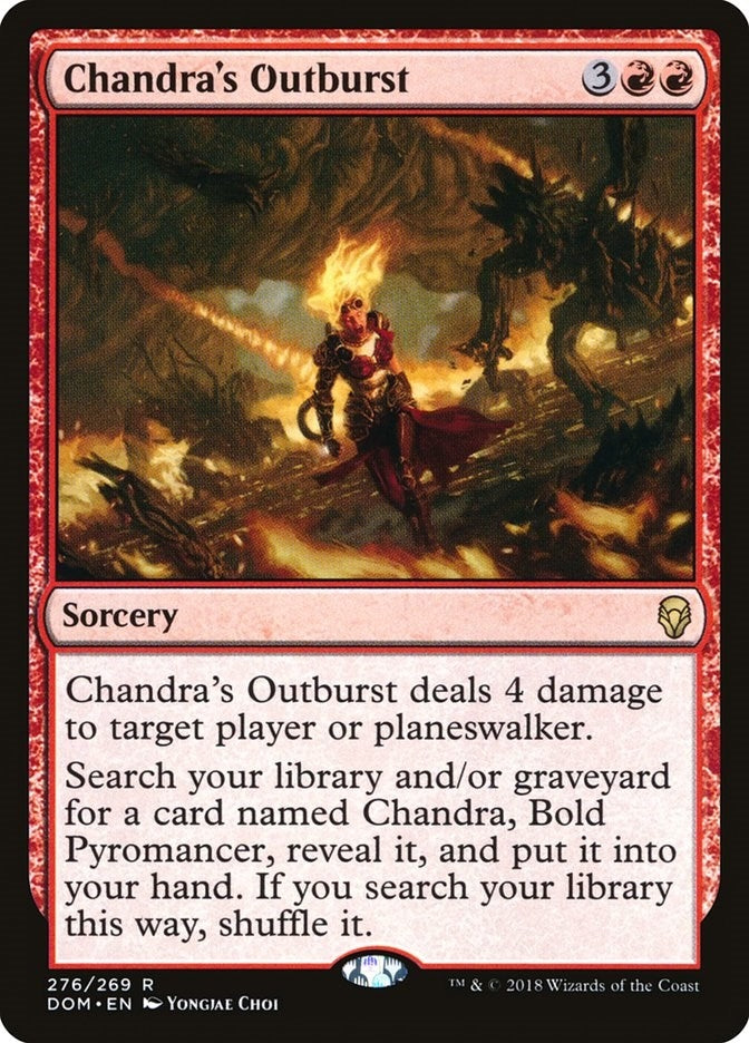 Image for Chandra's Outburst (276) [Dominaria] - Magic: The Gathering