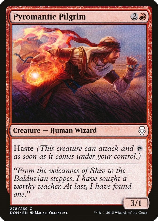 Image for Pyromantic Pilgrim (278) [Dominaria] - Magic: The Gathering