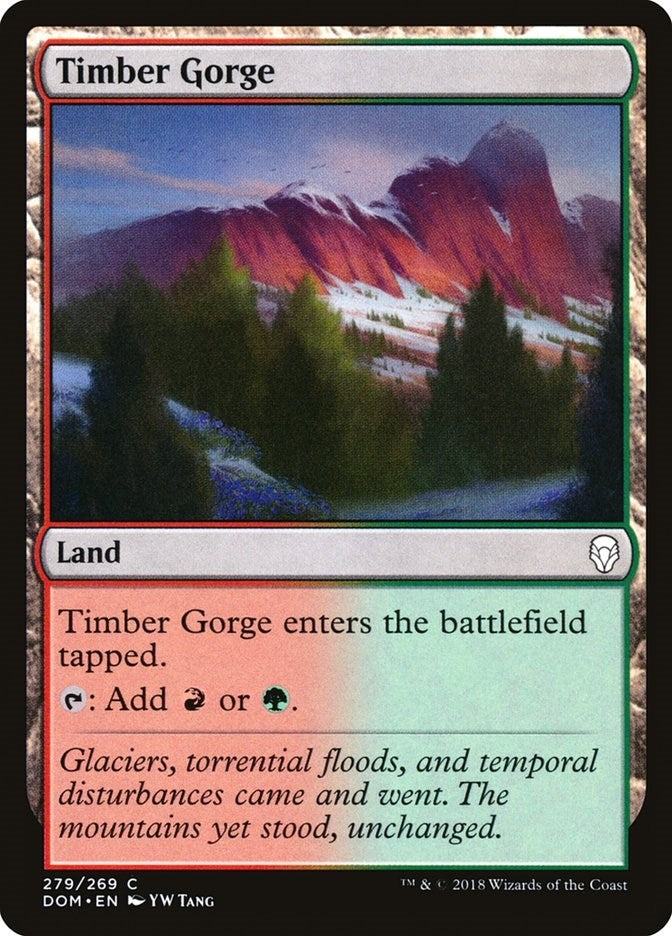 Image for Timber Gorge (279) [Dominaria] - Magic: The Gathering