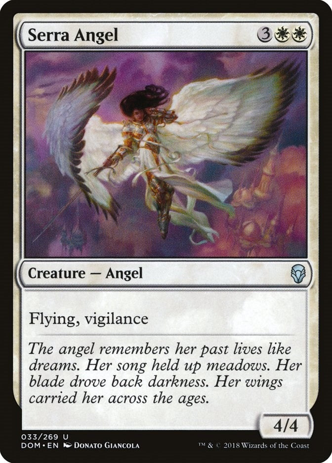 Image for Serra Angel (33) [Dominaria] - Magic: The Gathering