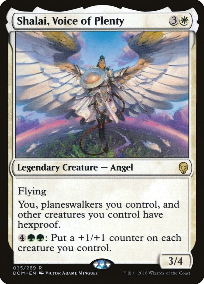Image for Shalai, Voice of Plenty (35) [Dominaria] - Magic: The Gathering