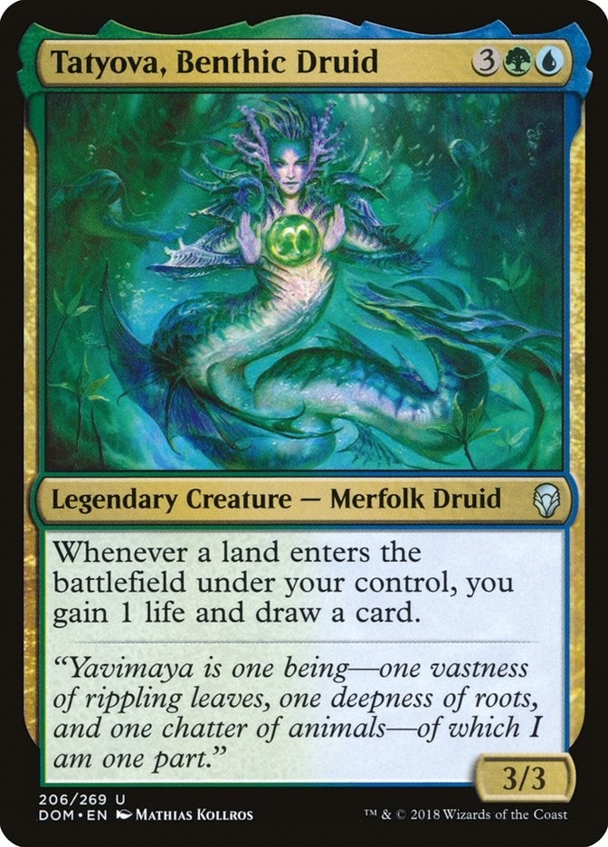Image for Tatyova, Benthic Druid (206) [Dominaria] - Magic: The Gathering