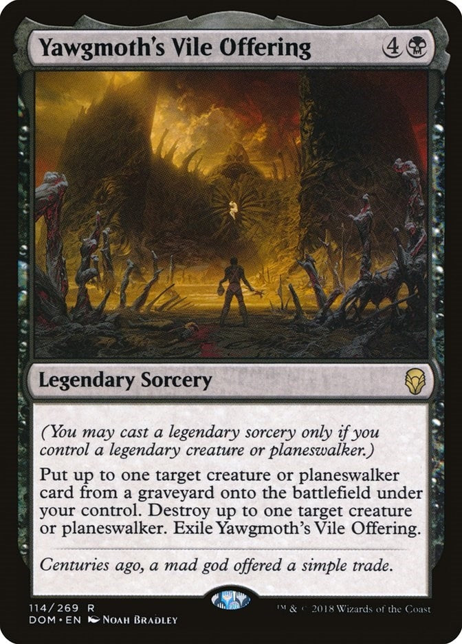 Image for Yawgmoth's Vile Offering (114) [Dominaria] - Magic: The Gathering