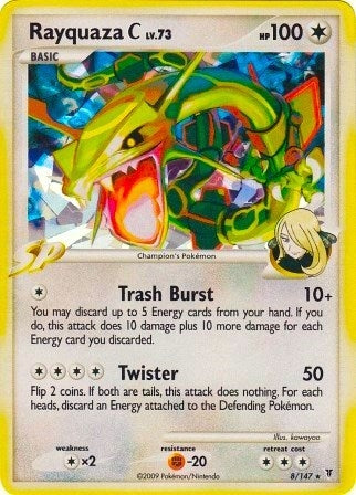 Image for Rayquaza C - 8/147 (Cracked Ice) (008/147) [Miscellaneous Cards & Products] - Pokemon