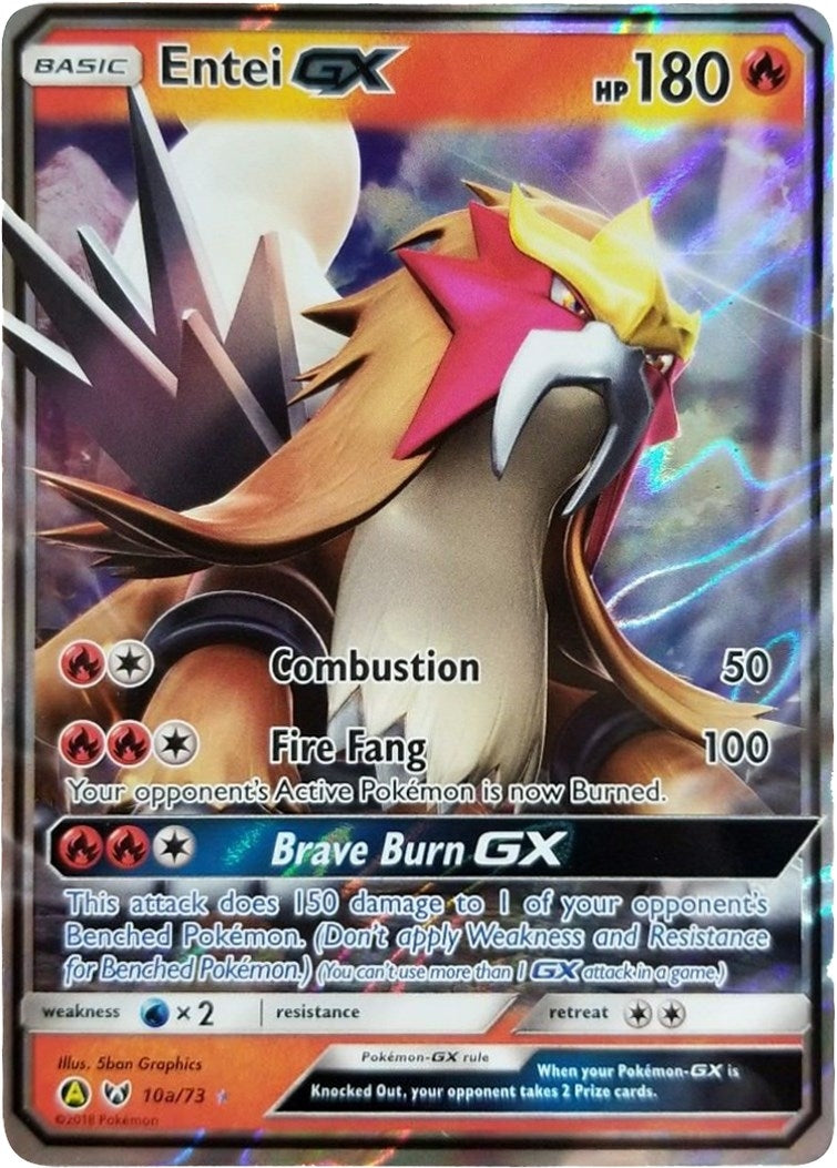 Image for Entei GX - 10a/73 (010a/073) [Alternate Art Promos] - Pokemon