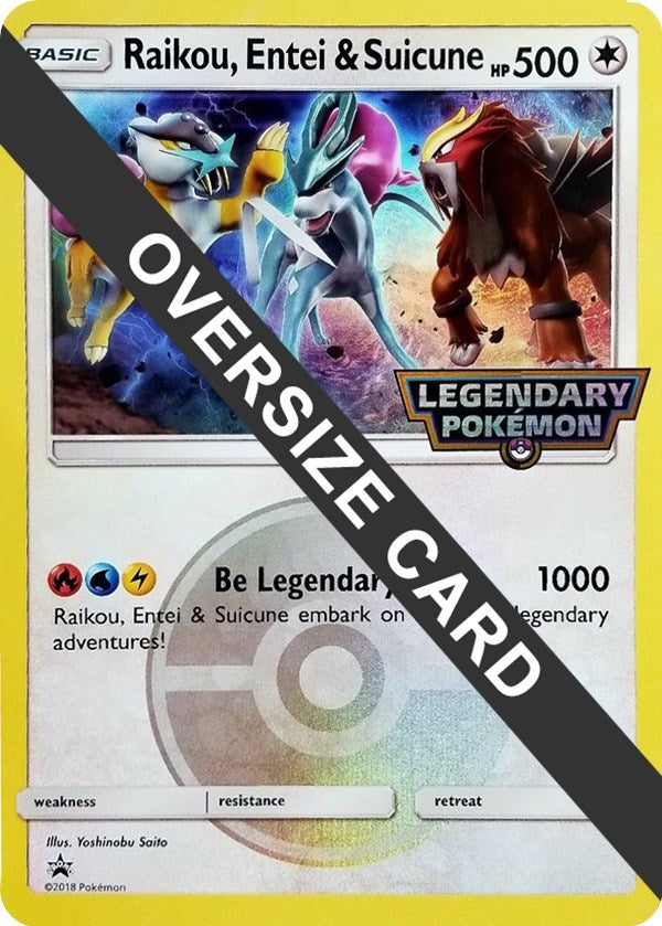 Image for Raikou, Entei & Suicune [Jumbo Cards] - Pokemon