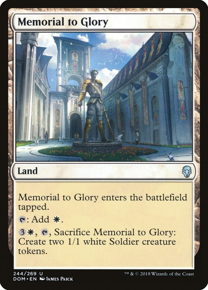 Image for Memorial to Glory (244) [Dominaria] - Magic: The Gathering