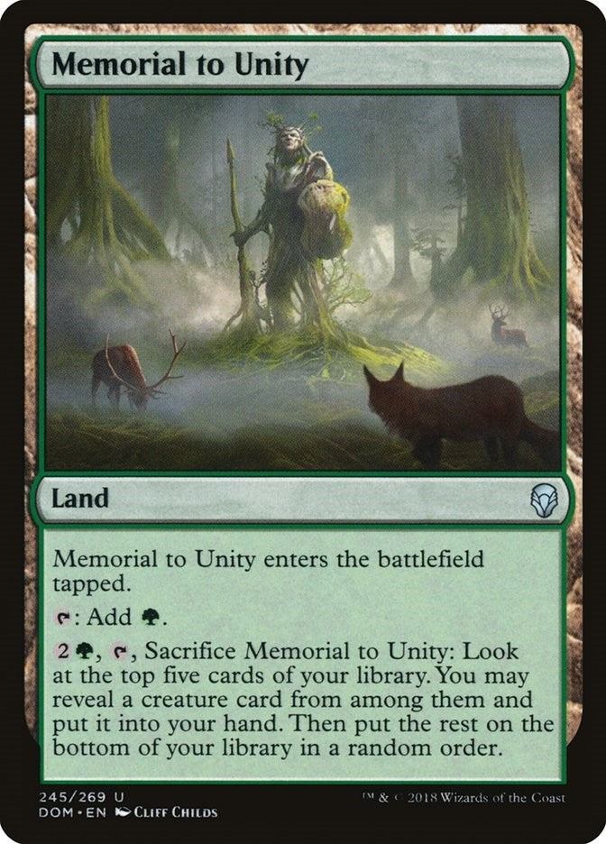 Image for Memorial to Unity (245) [Dominaria] - Magic: The Gathering