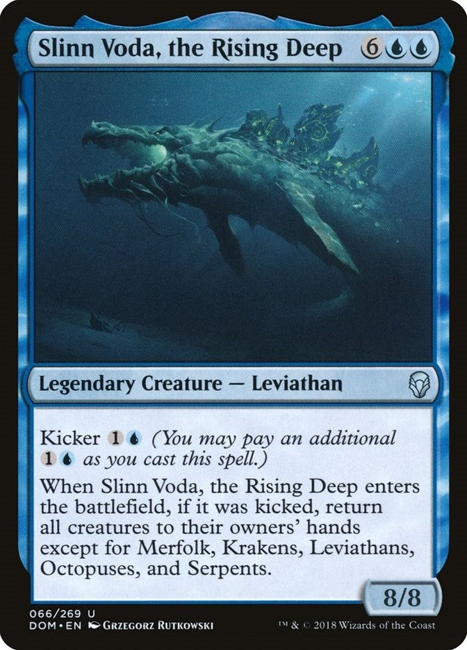 Image for Slinn Voda, the Rising Deep (66) [Dominaria] - Magic: The Gathering