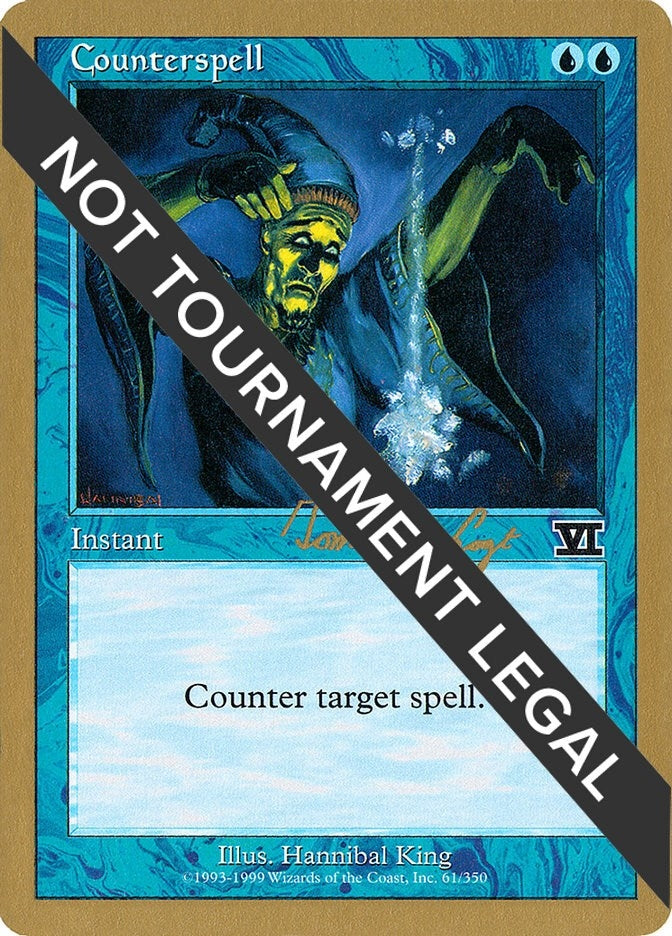 Image for Counterspell - 2000 Tom van de Logt (6ED) [World Championship Decks] - Magic: The Gathering