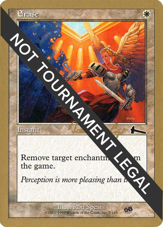Image for Erase - 2000 Tom van de Logt (6ED) (SB) [World Championship Decks] - Magic: The Gathering