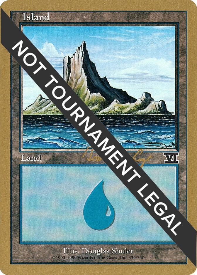 Image for Island (335) - 2000 Tom van de Logt (6ED) [World Championship Decks] - Magic: The Gathering