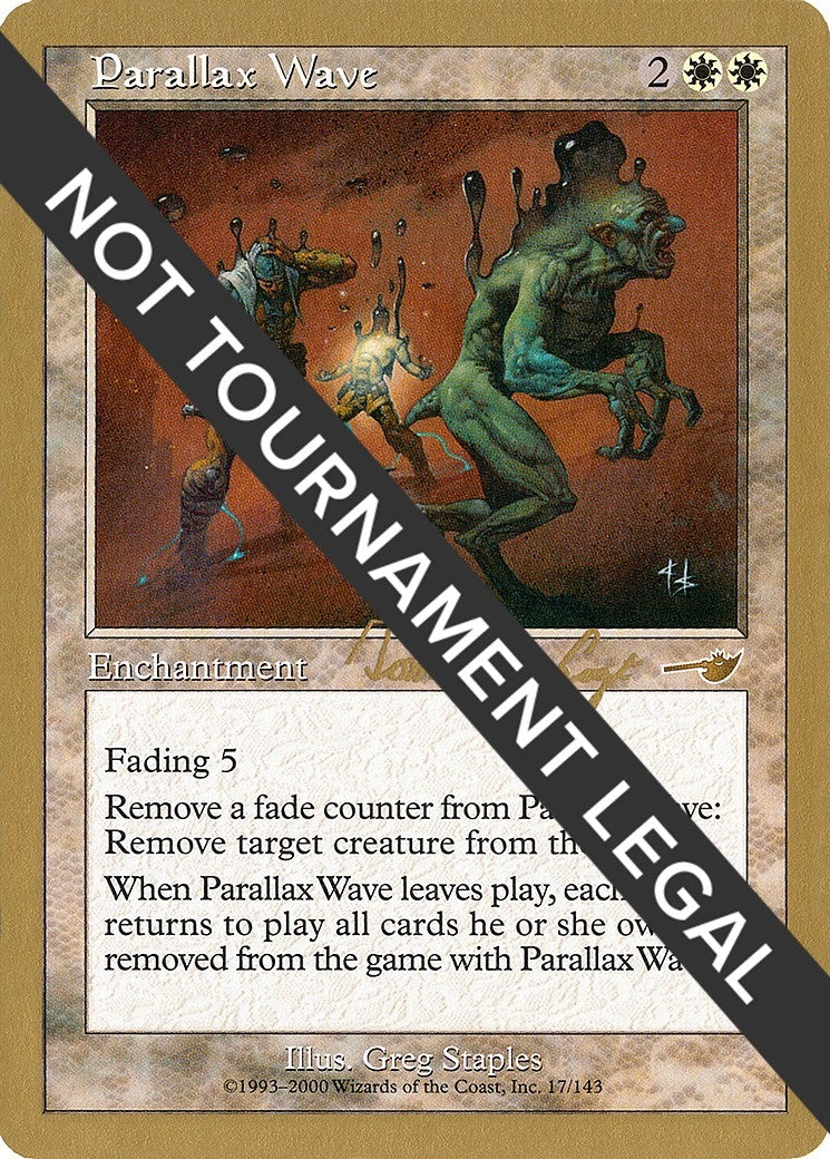 Image for Parallax Wave - 2000 Tom van de Logt (NMS) [World Championship Decks] - Magic: The Gathering