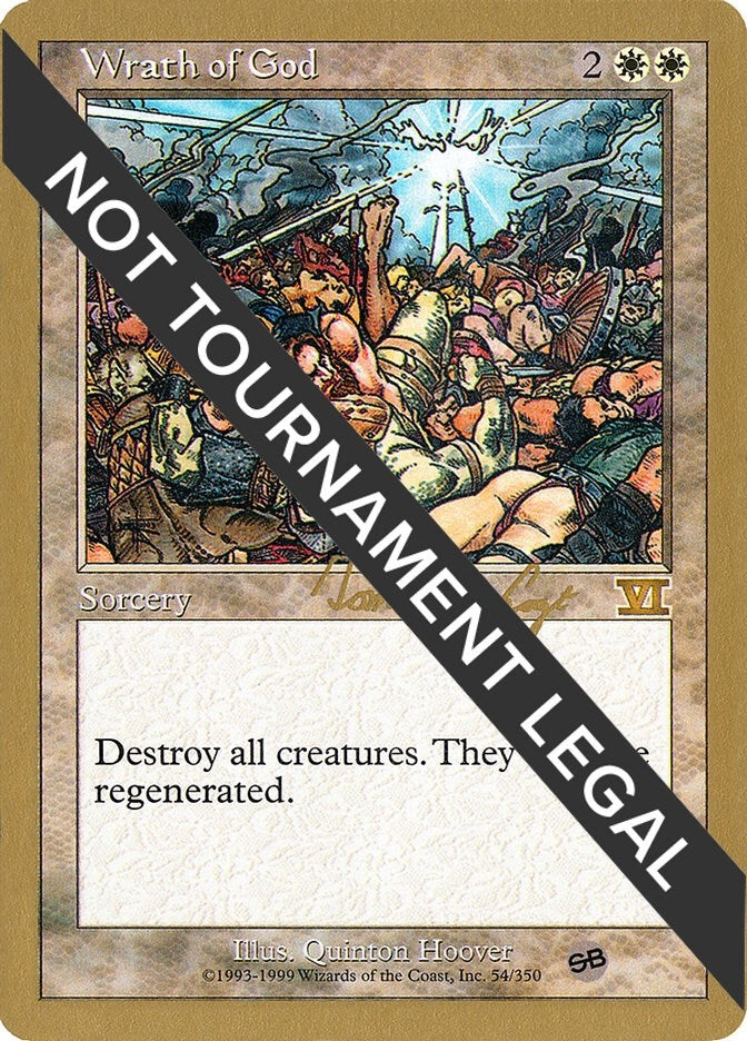 Image for Wrath of God - 2000 Tom van de Logt (6ED) (SB) [World Championship Decks] - Magic: The Gathering