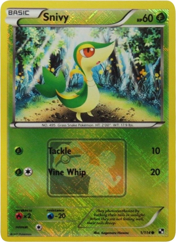 Image for Snivy - 1/114 (League Promo) (001/114) [League & Championship Cards] - Pokemon