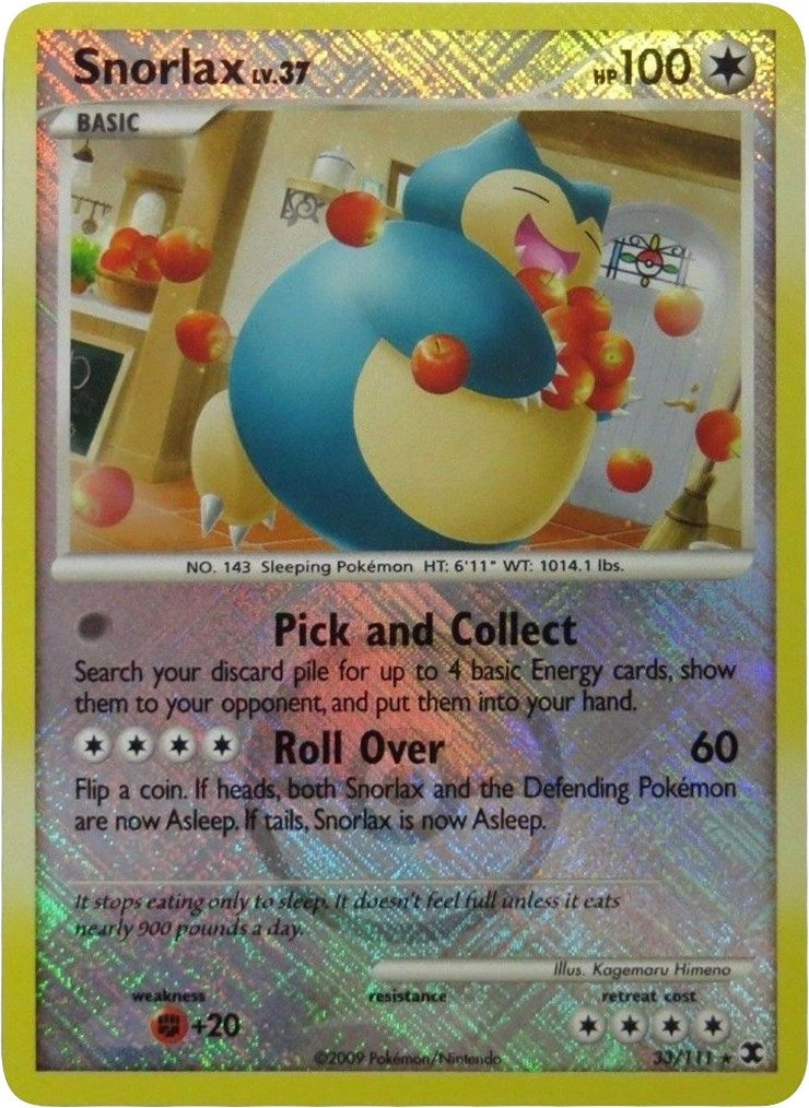 Image for Snorlax - 33/111 (League Promo) (033/111) [League & Championship Cards] - Pokemon