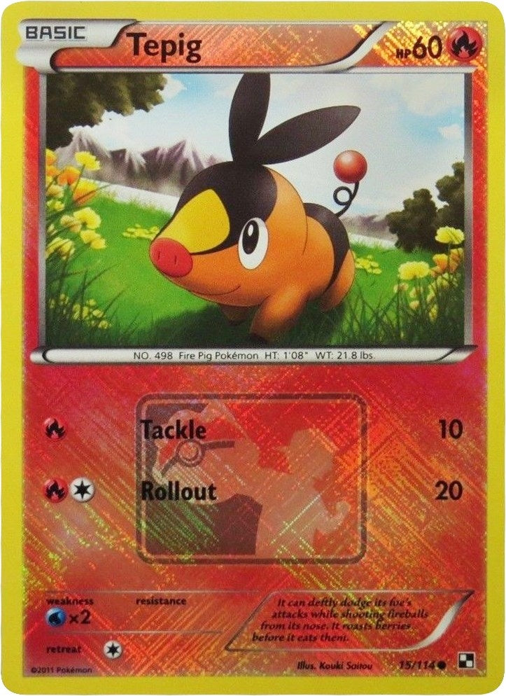 Image for Tepig - 15/114 (League Promo) (015/114) [League & Championship Cards] - Pokemon