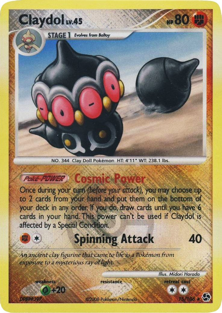 Image for Claydol - 15/106 (League Promo) (015/106) [League & Championship Cards] - Pokemon