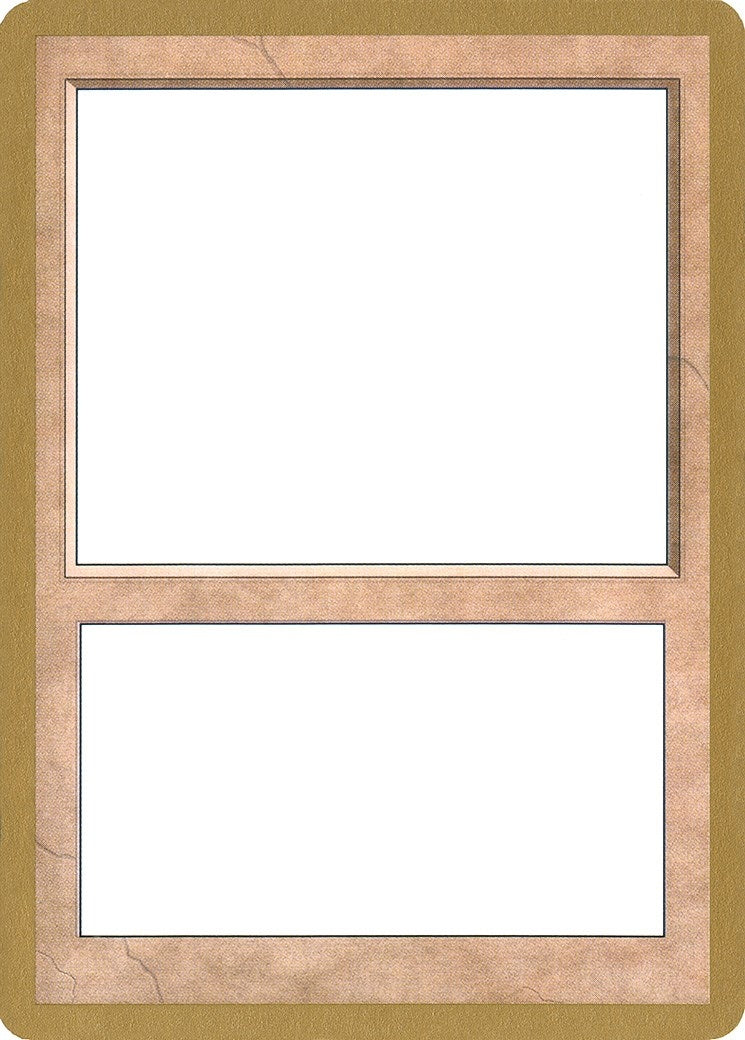 Image for 2001 World Championship Blank Card [World Championship Decks] - Magic: The Gathering