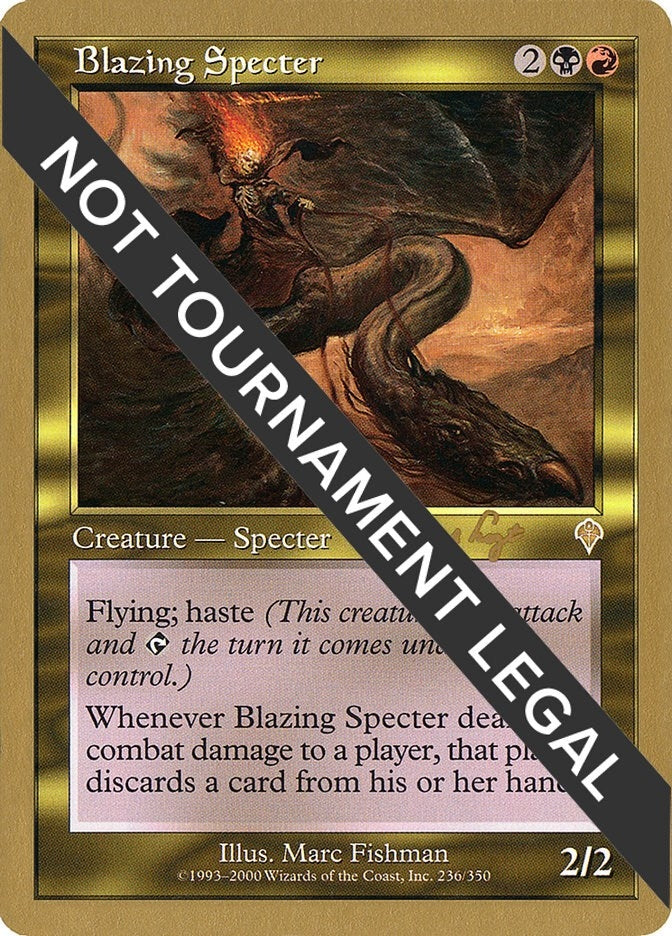 Image for Blazing Specter - 2001 Tom van de Logt (INV) [World Championship Decks] - Magic: The Gathering
