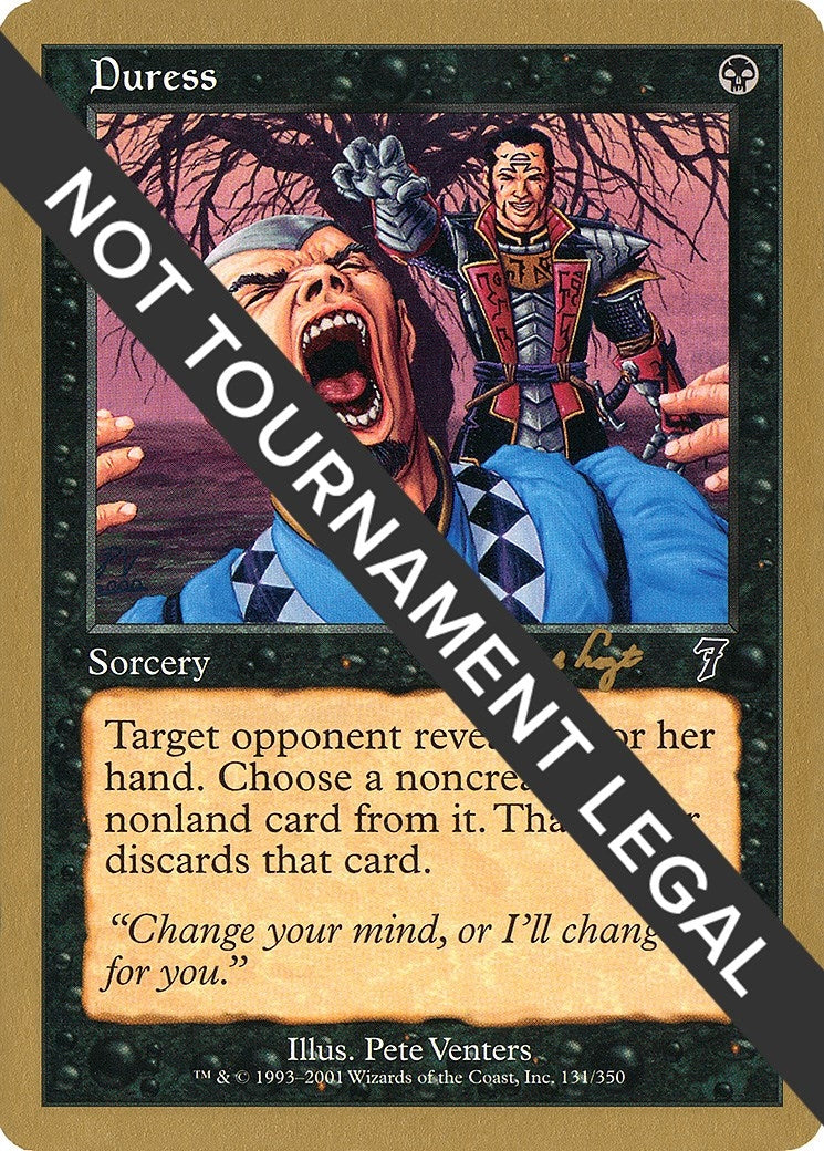 Image for Duress - 2001 Tom van de Logt (7ED) [World Championship Decks] - Magic: The Gathering