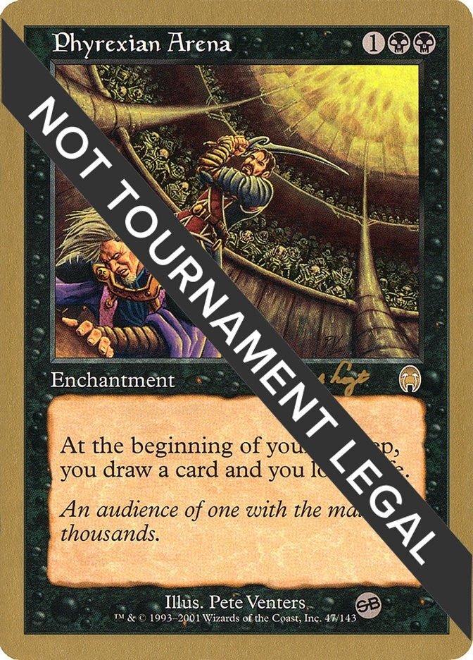 Image for Phyrexian Arena - 2001 Tom van de Logt (APC) (SB) [World Championship Decks] - Magic: The Gathering