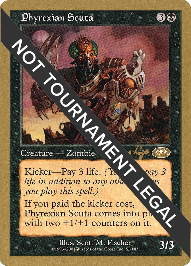 Image for Phyrexian Scuta - 2001 Tom van de Logt (PLS) [World Championship Decks] - Magic: The Gathering