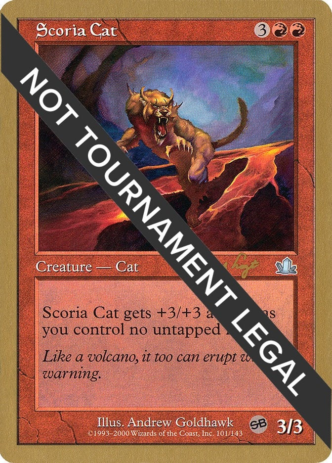 Image for Scoria Cat - 2001 Tom van de Logt (PCY) (SB) [World Championship Decks] - Magic: The Gathering