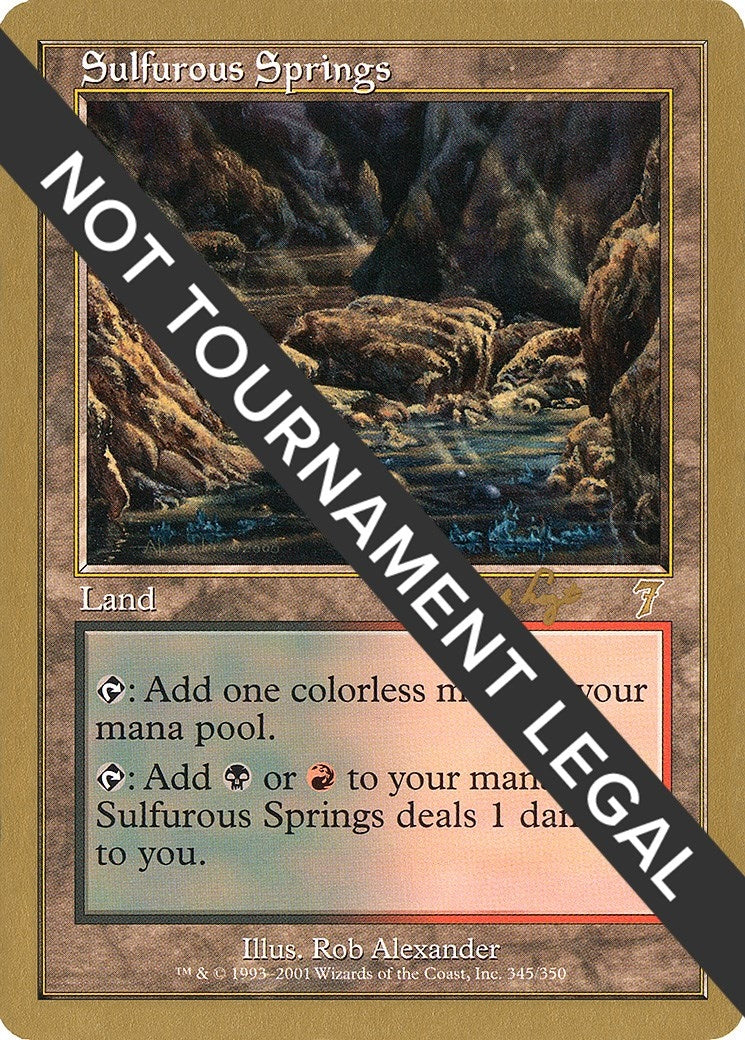 Image for Sulfurous Springs - 2001 Tom van de Logt (7ED) [World Championship Decks] - Magic: The Gathering