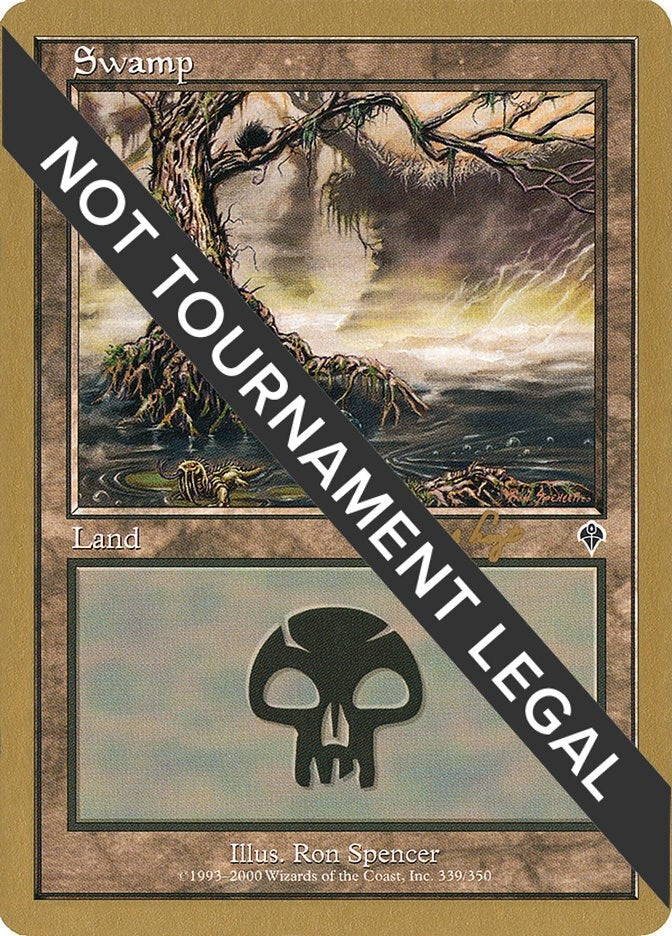 Image for Swamp (339) - 2001 Tom van de Logt (INV) [World Championship Decks] - Magic: The Gathering