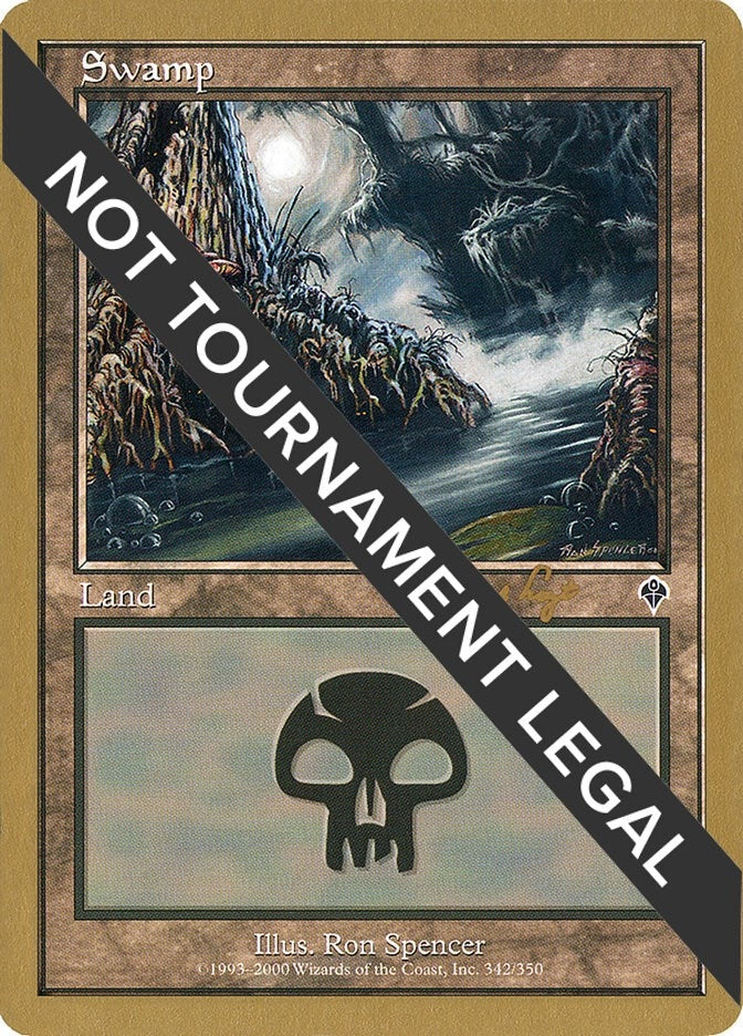Image for Swamp (342) - 2001 Tom van de Logt (INV) [World Championship Decks] - Magic: The Gathering