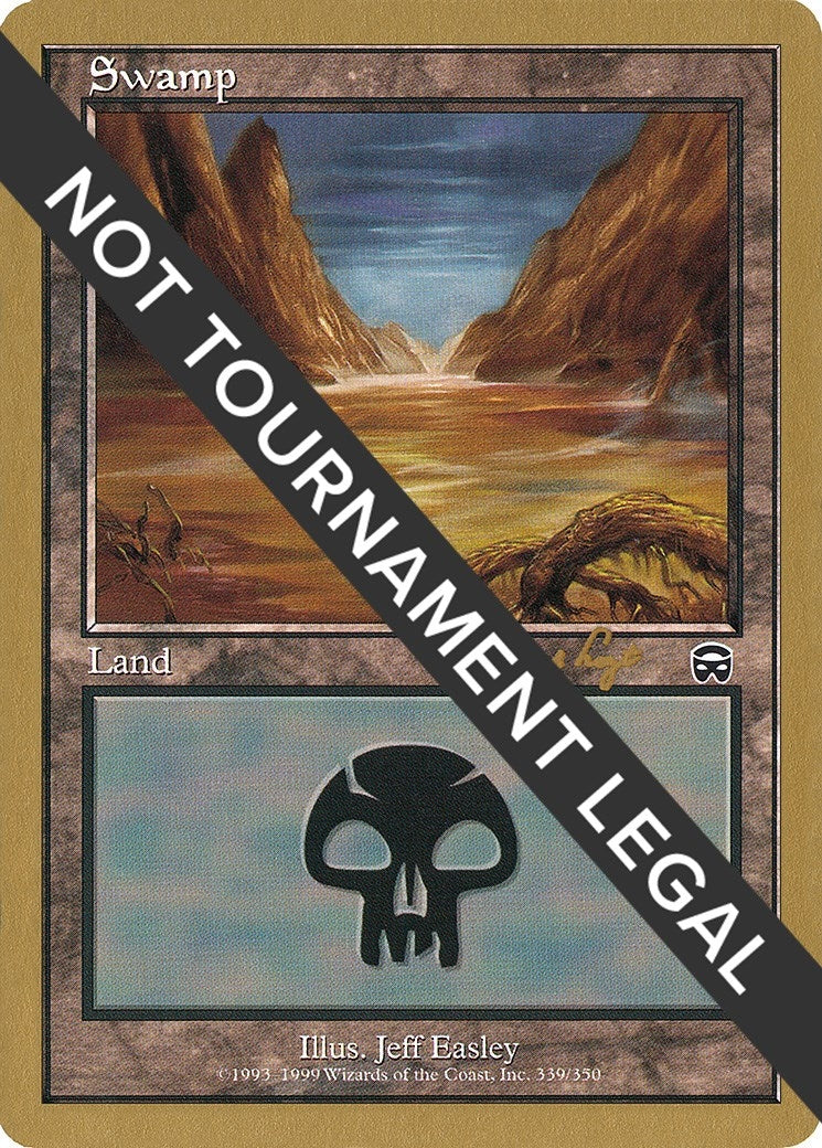 Image for Swamp (339) - 2001 Tom van de Logt (MMQ) [World Championship Decks] - Magic: The Gathering