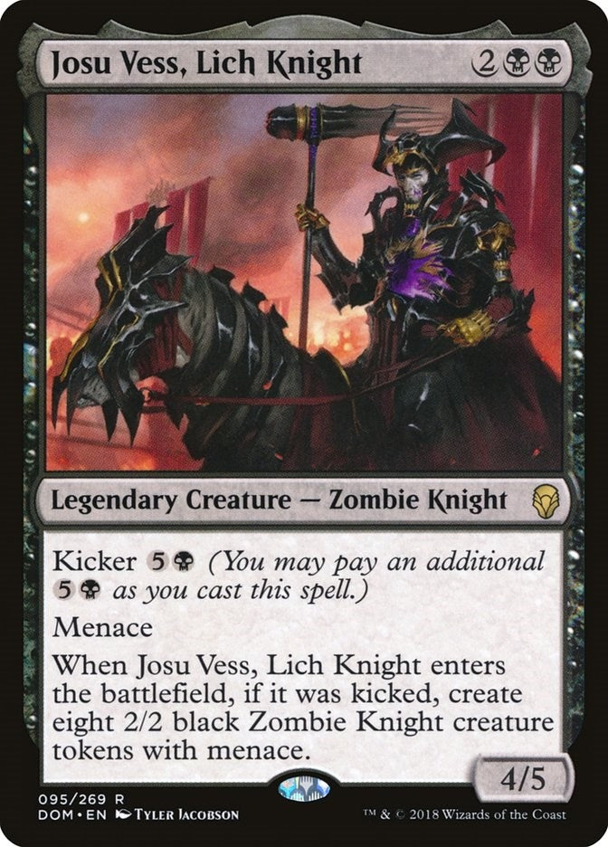 Image for Josu Vess, Lich Knight (95) [Dominaria] - Magic: The Gathering