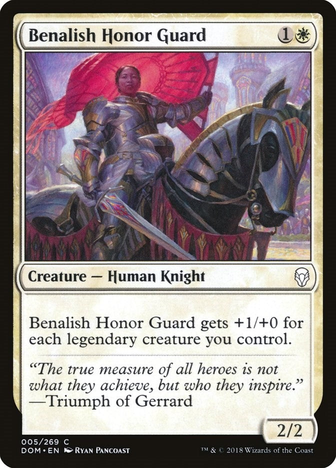 Image for Benalish Honor Guard (5) [Dominaria] - Magic: The Gathering