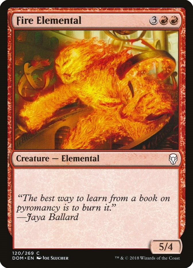 Image for Fire Elemental (120) [Dominaria] - Magic: The Gathering