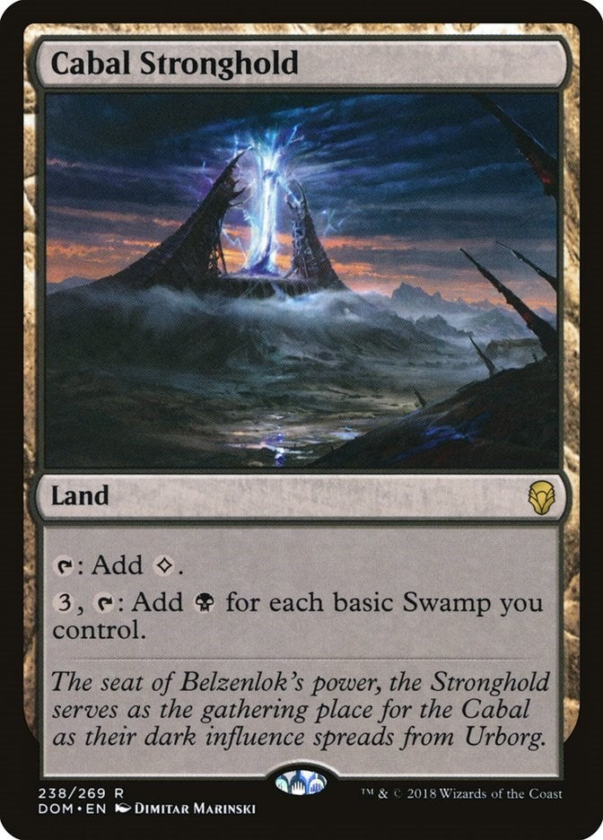 Image for Cabal Stronghold (238) [Dominaria] - Magic: The Gathering