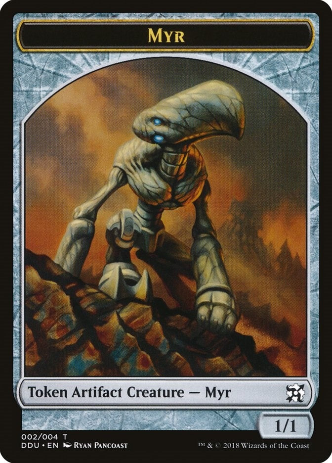 Image for Myr Token (2) [Elves vs. Inventors] - Magic: The Gathering