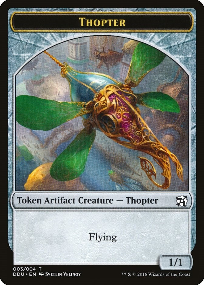 Image for Thopter Token (003) (3) [Elves vs. Inventors] - Magic: The Gathering