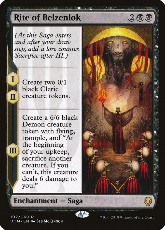 Image for Rite of Belzenlok (102) [Dominaria] - Magic: The Gathering