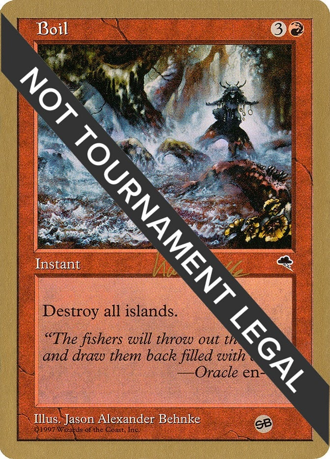 Image for Boil - 1999 Kai Budde (TMP) (SB) [World Championship Decks] - Magic: The Gathering