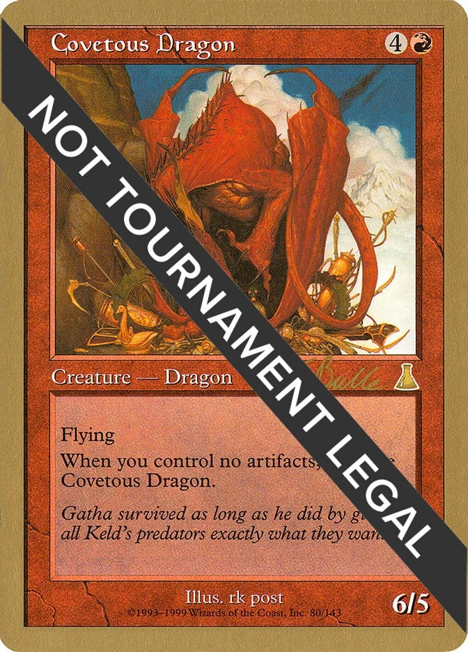 Image for Covetous Dragon - 1999 Kai Budde (UDS) [World Championship Decks] - Magic: The Gathering